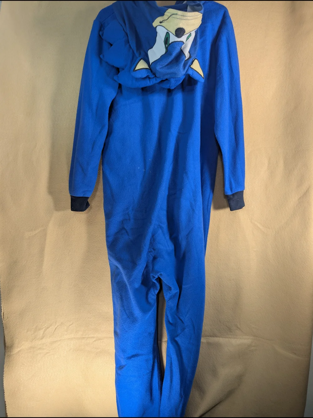 Kids Blue and Cream One-Piece Pajama Set